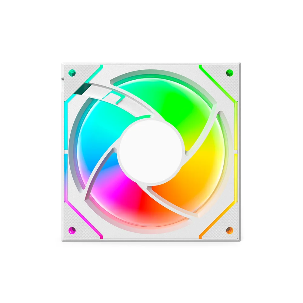 Cooler Fan RGB C3tech F9-l330whRGB, Conector ARGB 4 Pinos, LED, 120x120x25 Mm, Branco
