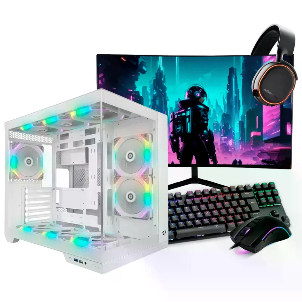 PC Gamer Completo Ryzen 7 9800x3d, RTX 4070 Super, 32gb Ddr5 RGB, SSD Nvme 1TB, 700w 80 Plus, Hepc004-e PC Gamer Completo Ryzen 7 9800x3d, RTX 4070 Super, 32gb Ddr5 RGB, SSD Nvme 1TB, 700w 80 Plus, Hepc004-e