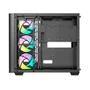 Gabinete Gamer Ocypus Iota C70 Curve Atx ARGB Digital Com Fan Preto