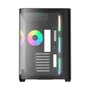 Gabinete Gamer Ocypus Iota C70 Curve Atx ARGB Digital Com Fan Preto