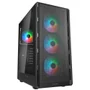 Gabinete Cougar Airface Pure RGB Atx Mid Tower Lateral De Vidro Temperado Usb 3.0 Com 4 Fan Preto 382ga50.0001