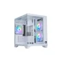 Gabinete Gamer Bluecase Soul Pro Bg-052 Branco Aquario Com 3 Fans ARGB