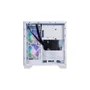 Gabinete Gamer Bluecase Soul Pro Bg-052 Branco Aquario Com 3 Fans ARGB