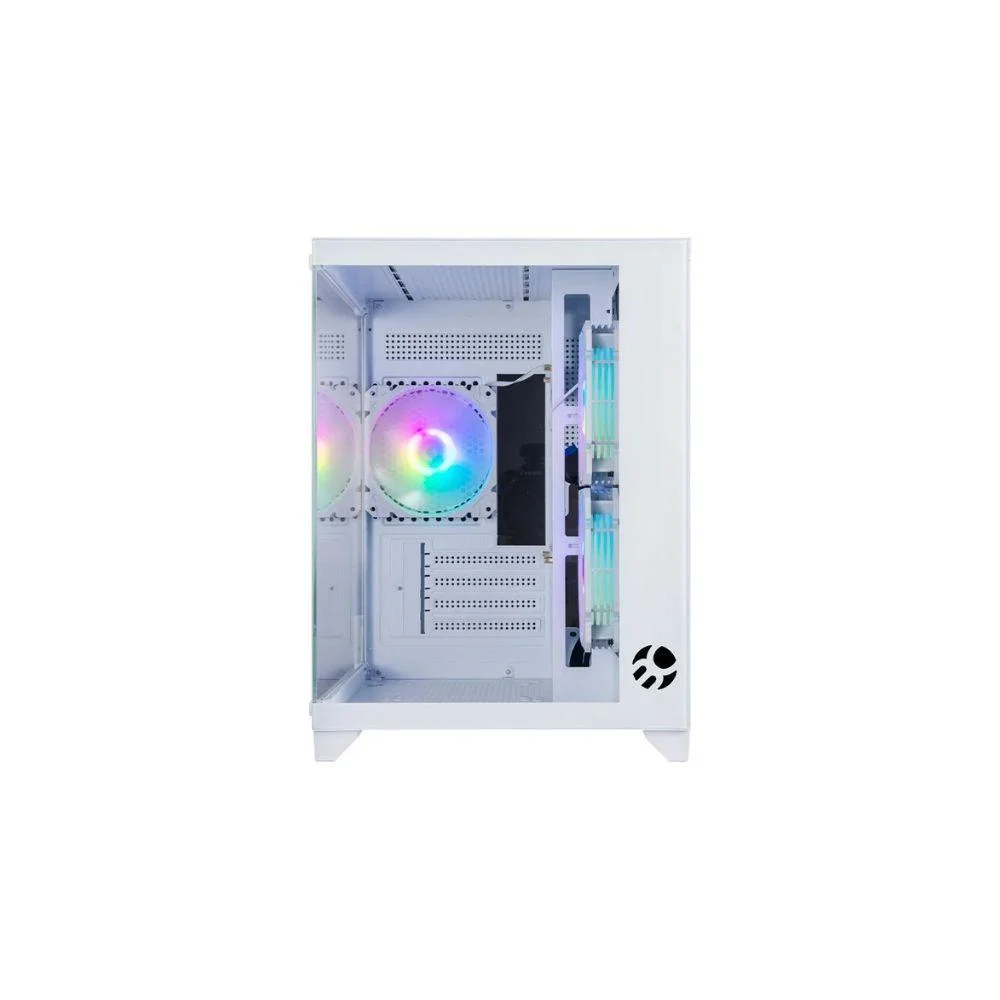 Gabinete Gamer Bluecase Soul Pro Bg-052 Branco Aquario Com 3 Fans ARGB Gabinete Gamer Bluecase Soul Pro Bg-052 Branco Aquario Com 3 Fans ARGB