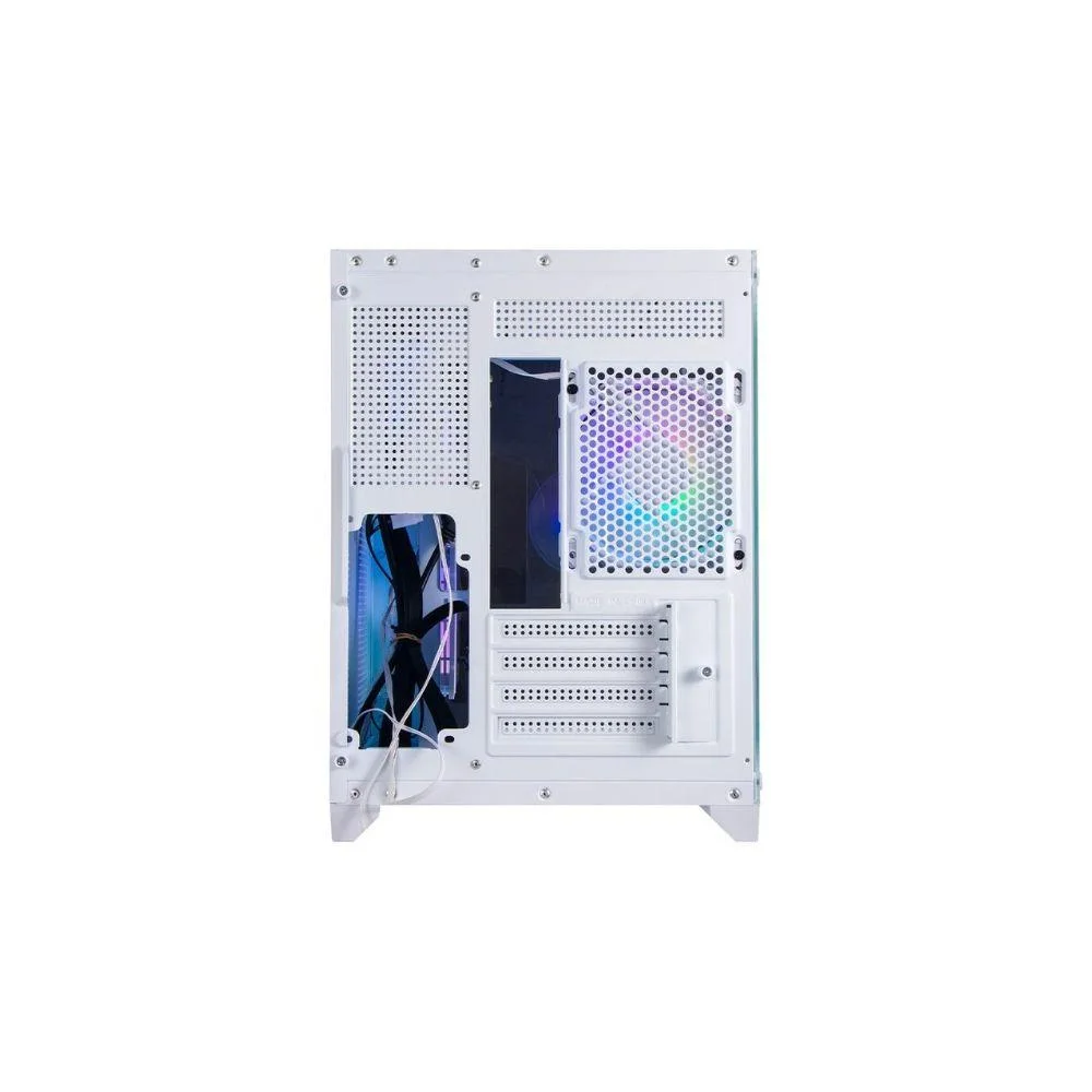 Gabinete Gamer Bluecase Soul Pro Bg-052 Branco Aquario Com 3 Fans ARGB Gabinete Gamer Bluecase Soul Pro Bg-052 Branco Aquario Com 3 Fans ARGB