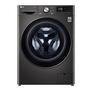 Lavadora E Secadora LG Smart Vc2, 11kg, Black Stainless, 220v, Cv9011ec4a