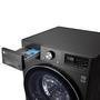 Lavadora E Secadora LG Smart Vc2, 11kg, Black Stainless, 220v, Cv9011ec4a