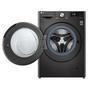 Lavadora E Secadora LG Smart Vc2, 11kg, Black Stainless, 220v, Cv9011ec4a