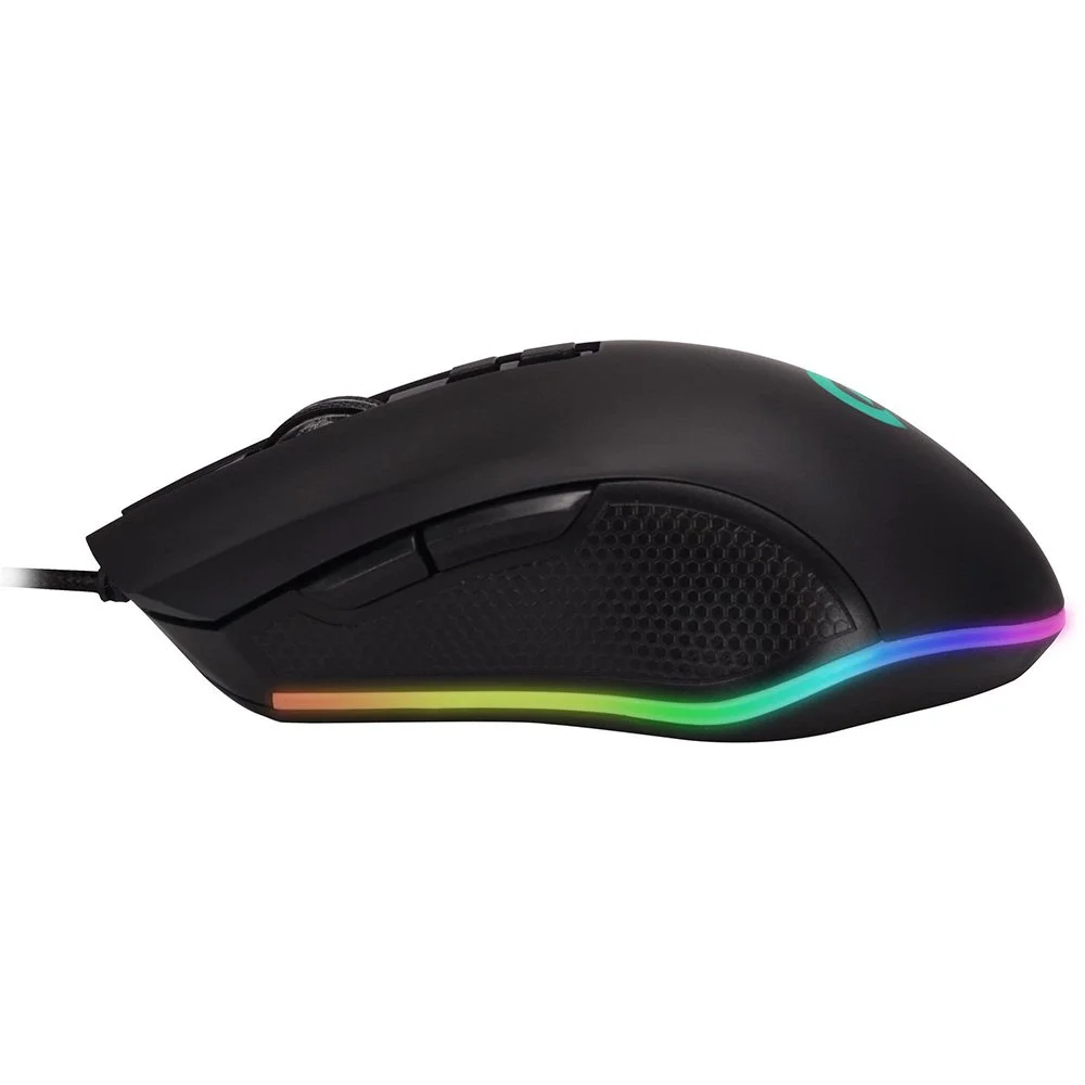 Mouse Gamer Fortrek PRO M3, LED RGB, 4800 DPI, Optical Switch, 7 Botões, Preto - 64384 Mouse Gamer Fortrek PRO M3, LED RGB, 4800 DPI, Optical Switch, 7 Botões, Preto - 64384