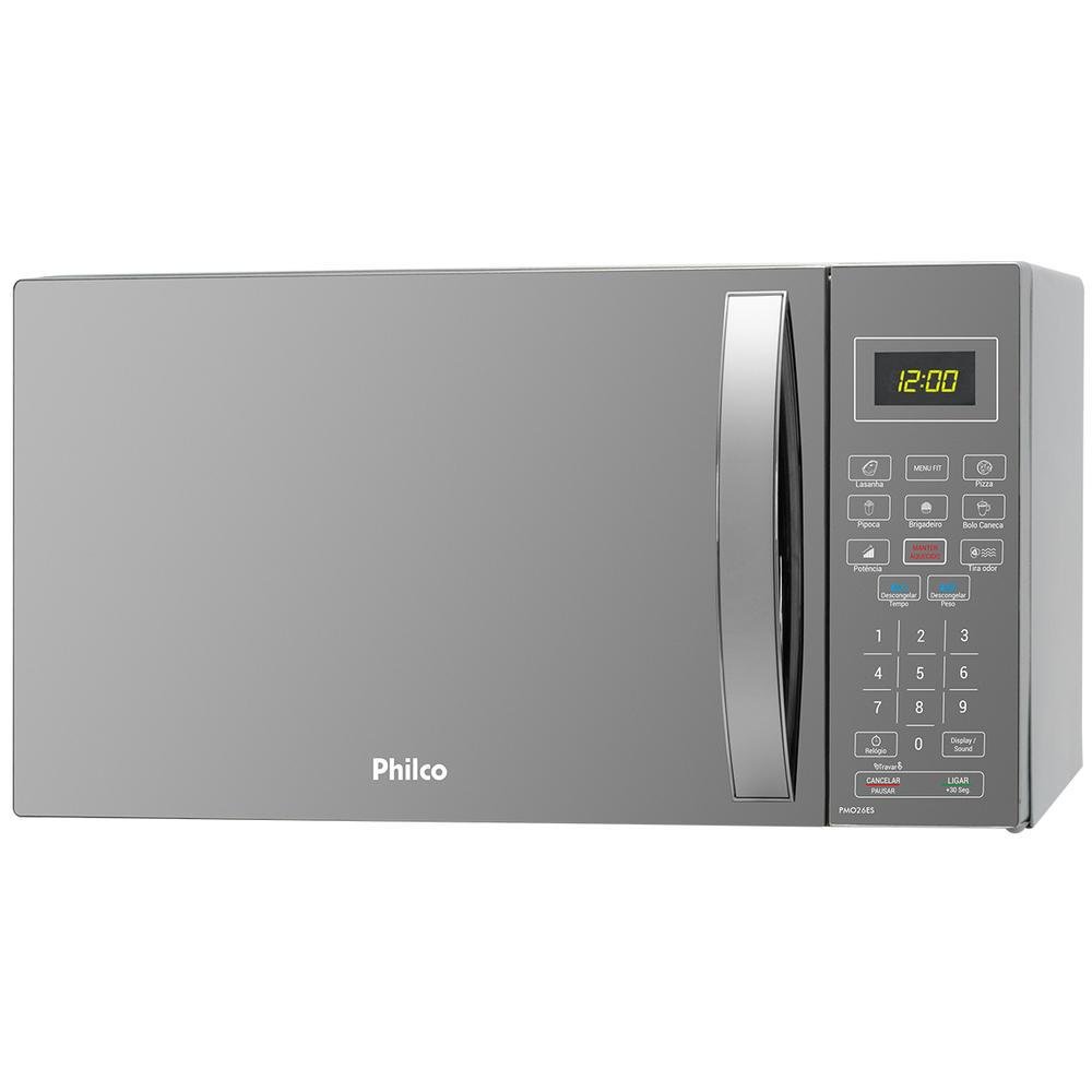 Microondas Philco PMO26ES 26 Litros 127V Microondas Philco PMO26ES 26 Litros 127V