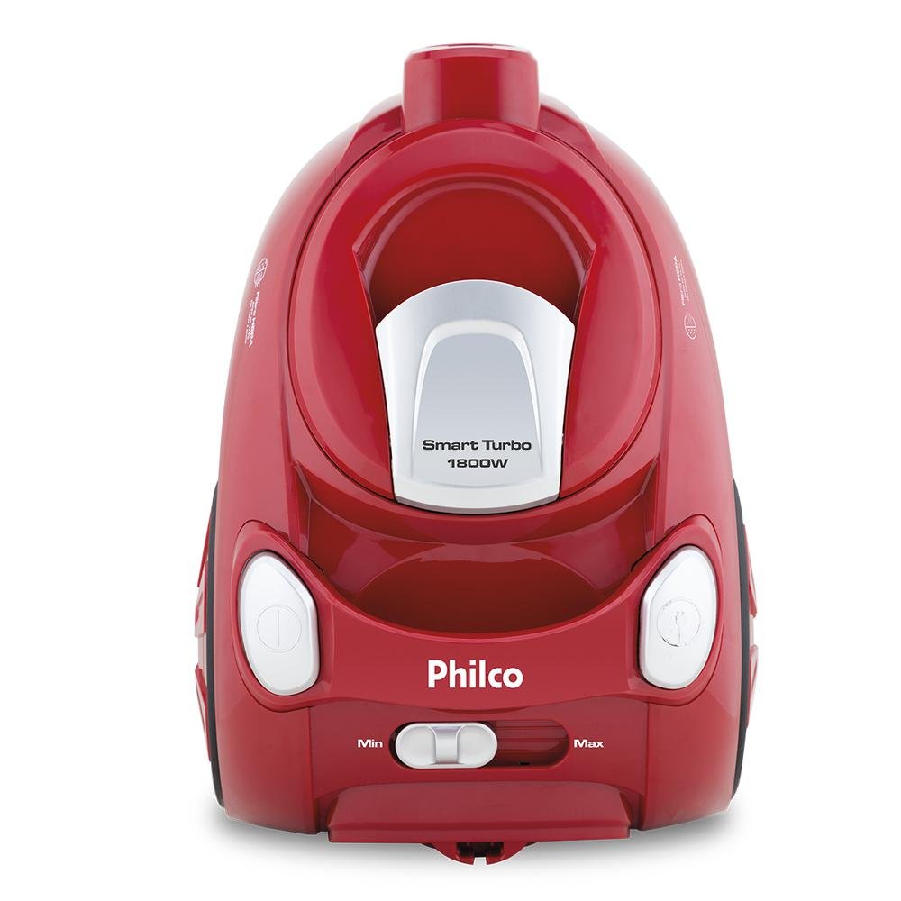 Aspirador De Pó Philco, Smart Turbo, 1800w, 2.2 litros, 110v, Vermelho Aspirador De Pó Philco, Smart Turbo, 1800w, 2.2 litros, 110v, Vermelho