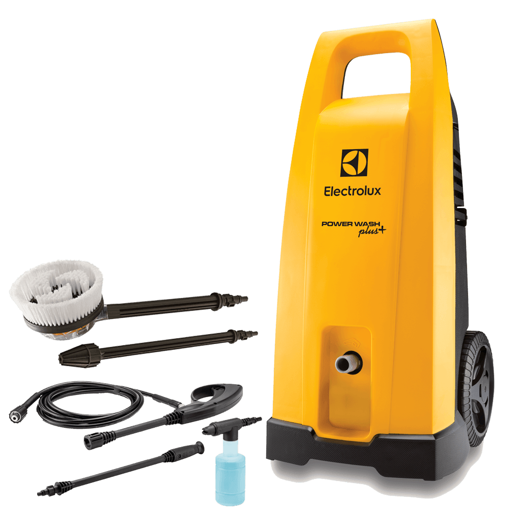 Lavadora de Alta Pressão Electrolux Power Wash Plus, 1450W, 1800 PSI, Bico Turbo, e Escova Giratória, 127V - EWS31 Lavadora de Alta Pressão Electrolux Power Wash Plus, 1450W, 1800 PSI, Bico Turbo, e Escova Giratória, 127V - EWS31