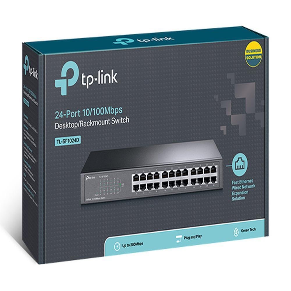 Switch TP-Link de 24 portas, 10/100Mbps - TL-SF1024D