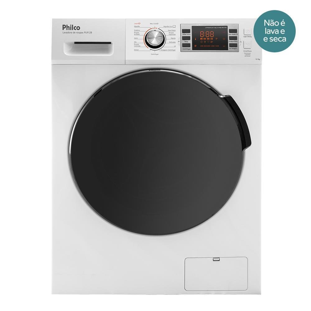 Lavadora De Roupas Philco, Inverter 12kg, Branca, 127 Volts - Plr12b Lavadora De Roupas Philco, Inverter 12kg, Branca, 127 Volts - Plr12b