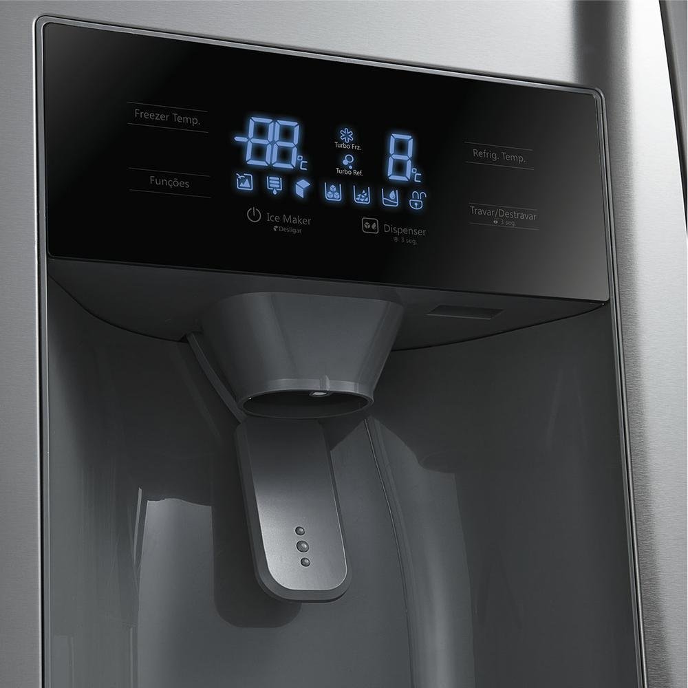Geladeira Philco Side By Side, 520 Litros, Frost Free, 2 Portas, 127V - PRF520DI Geladeira Philco Side By Side, 520 Litros, Frost Free, 2 Portas, 127V - PRF520DI
