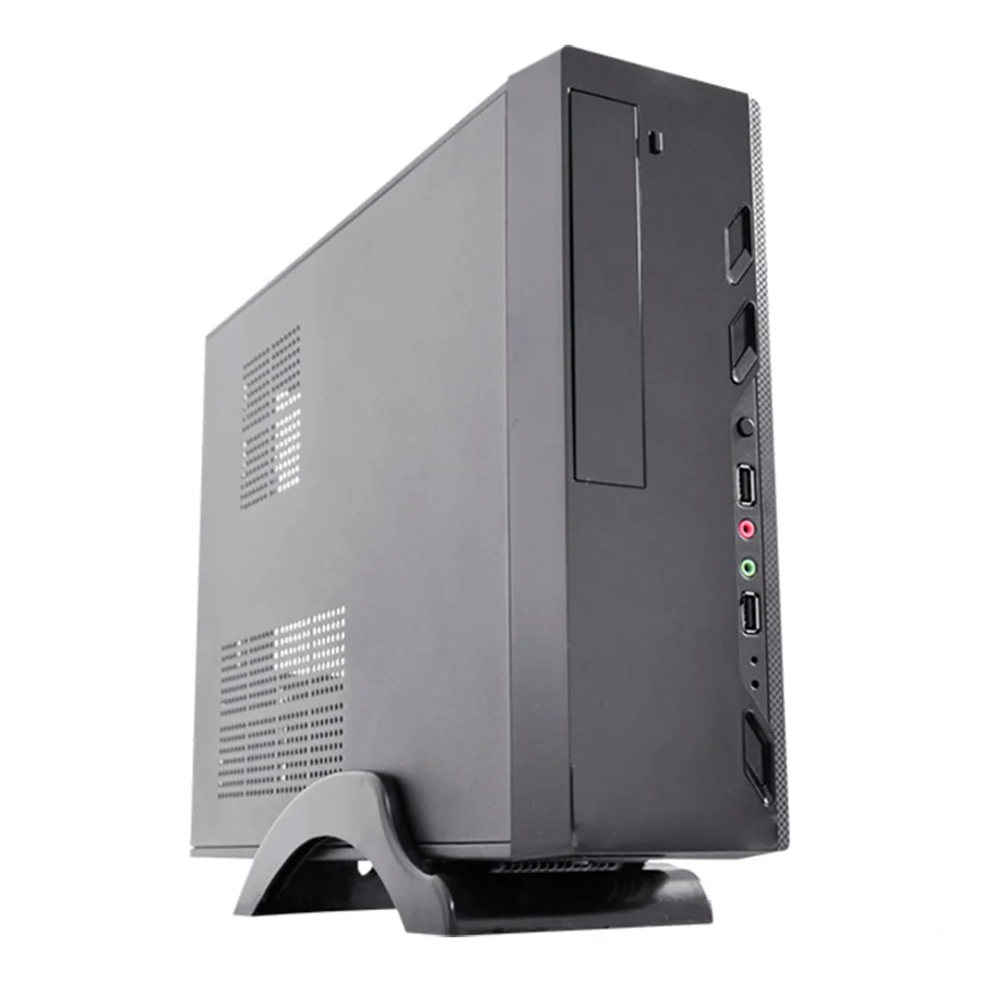 Gabinete Slim K-Mex Gm-07t7, Micro Atx, Com Fonte 200W E Cabo, Preto Gabinete Slim K-Mex Gm-07t7, Micro Atx, Com Fonte 200W E Cabo, Preto