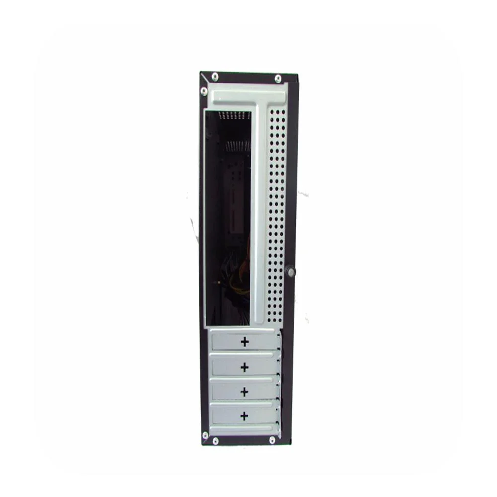 Gabinete Slim K-Mex Gm-07t7, Micro Atx, Com Fonte 200W E Cabo, Preto Gabinete Slim K-Mex Gm-07t7, Micro Atx, Com Fonte 200W E Cabo, Preto