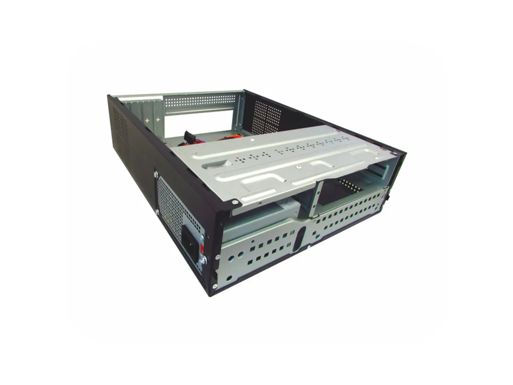Gabinete Slim K-Mex Gm-07t7, Micro Atx, Com Fonte 200W E Cabo, Preto Gabinete Slim K-Mex Gm-07t7, Micro Atx, Com Fonte 200W E Cabo, Preto