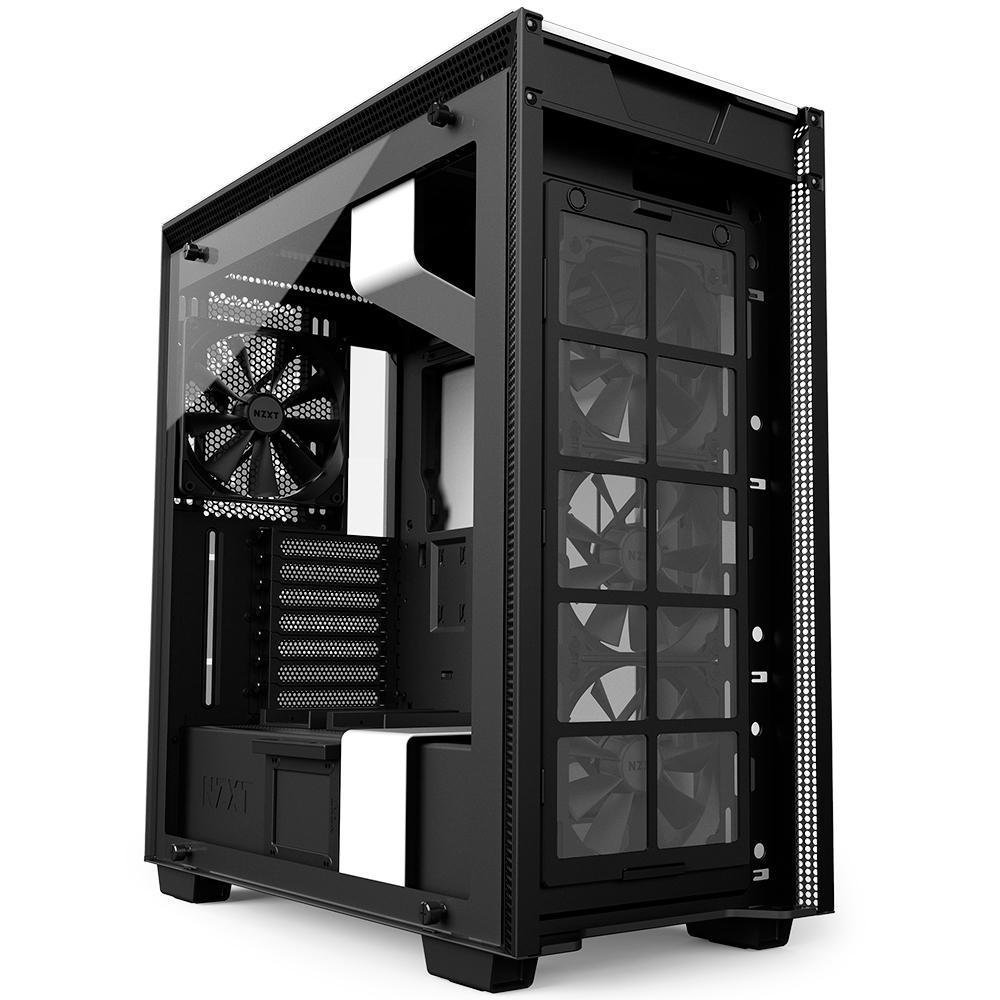 Gabinete NZXT H700 Branco Fosco Mid Tower Lateral