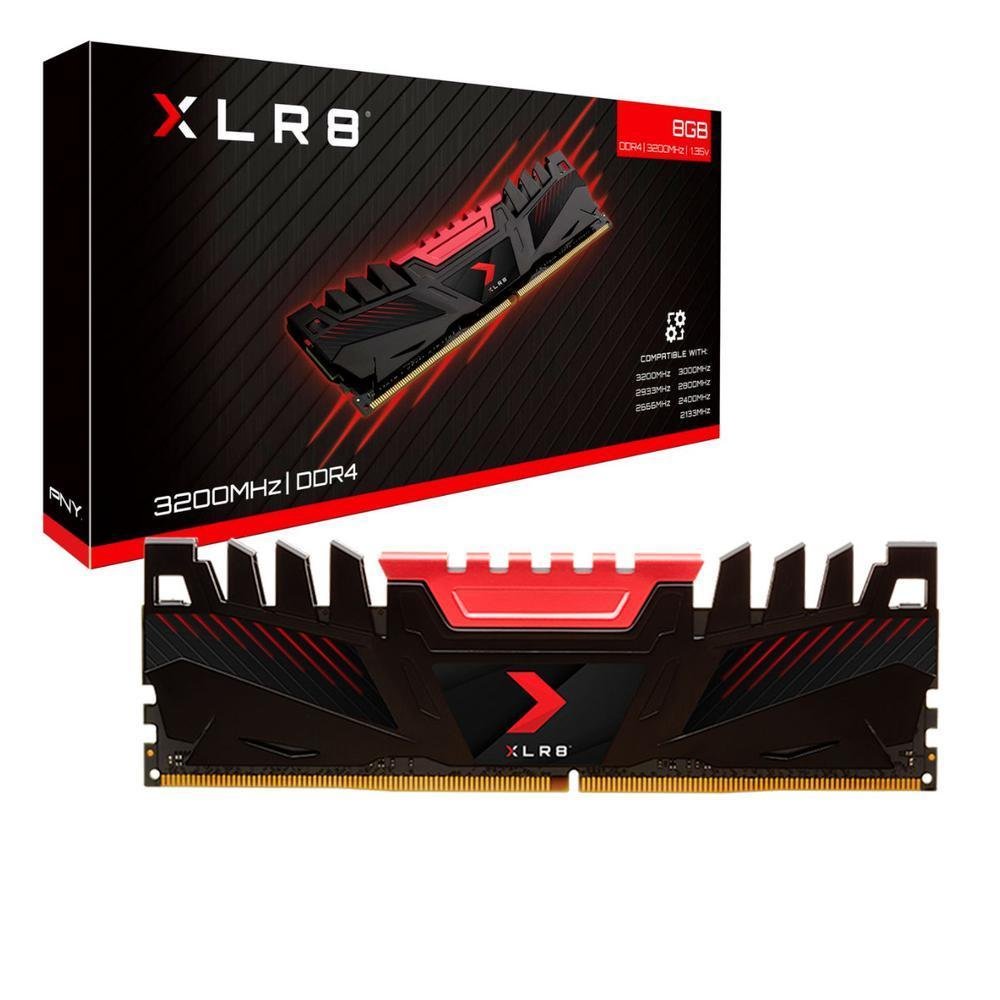 りー Memória Gamer PNY XLR8 8GB 3200MHz DDR4