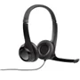 Headset Logitech H390, USB, Almofadas, Controles De Áudio Integrado, Microfone, Redução De Ruído, Preto.