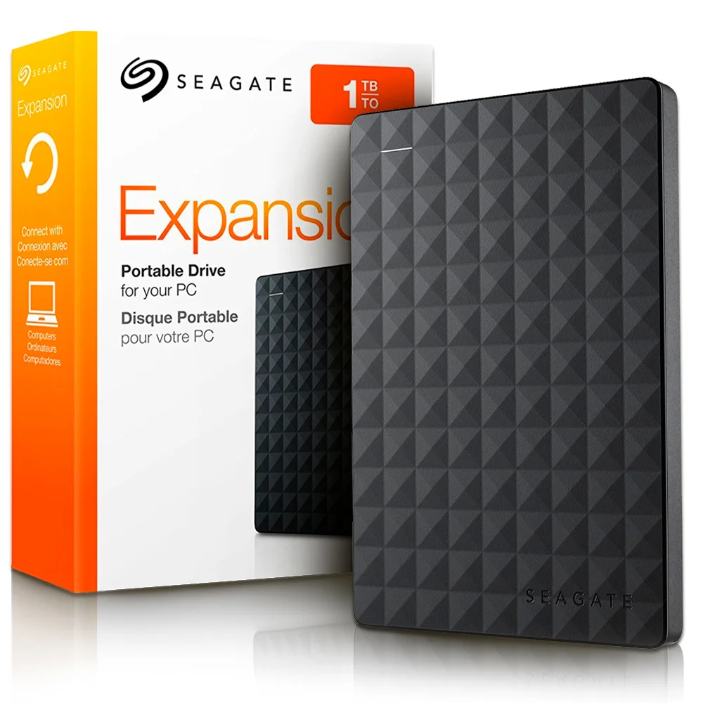 HD Seagate Externo Expansion, 1TB, Portátil, 2.5, USB 3.0 - STEA1000400 HD Seagate Externo Expansion, 1TB, Portátil, 2.5, USB 3.0 - STEA1000400