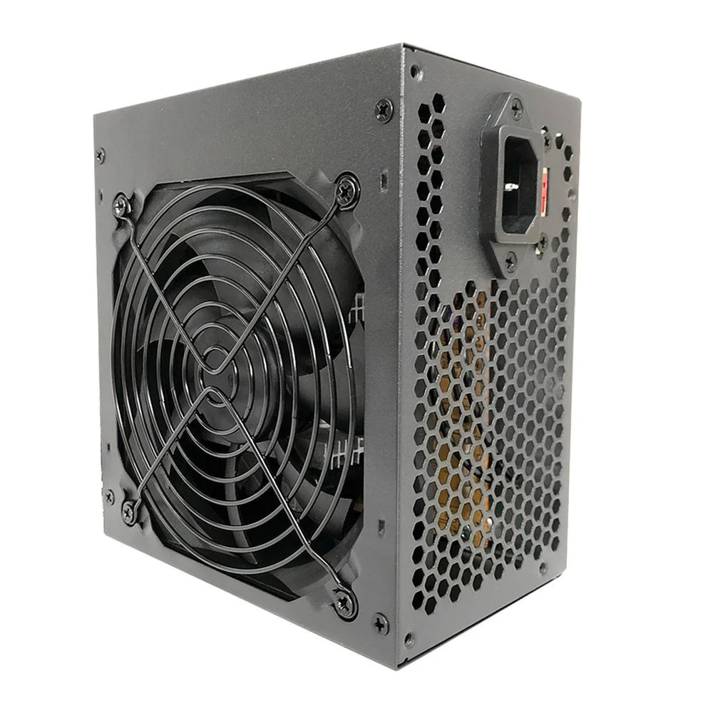 Fonte Power Station ATX, 500W, Bivolt, Preto - PS-500 Fonte Power Station ATX, 500W, Bivolt, Preto - PS-500