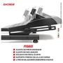 Suporte Para Volante Extreme Simracing SPRO, Preto, Logitech G27, G29, G920, G923, Fanatec, Thrustmaster, Simagic