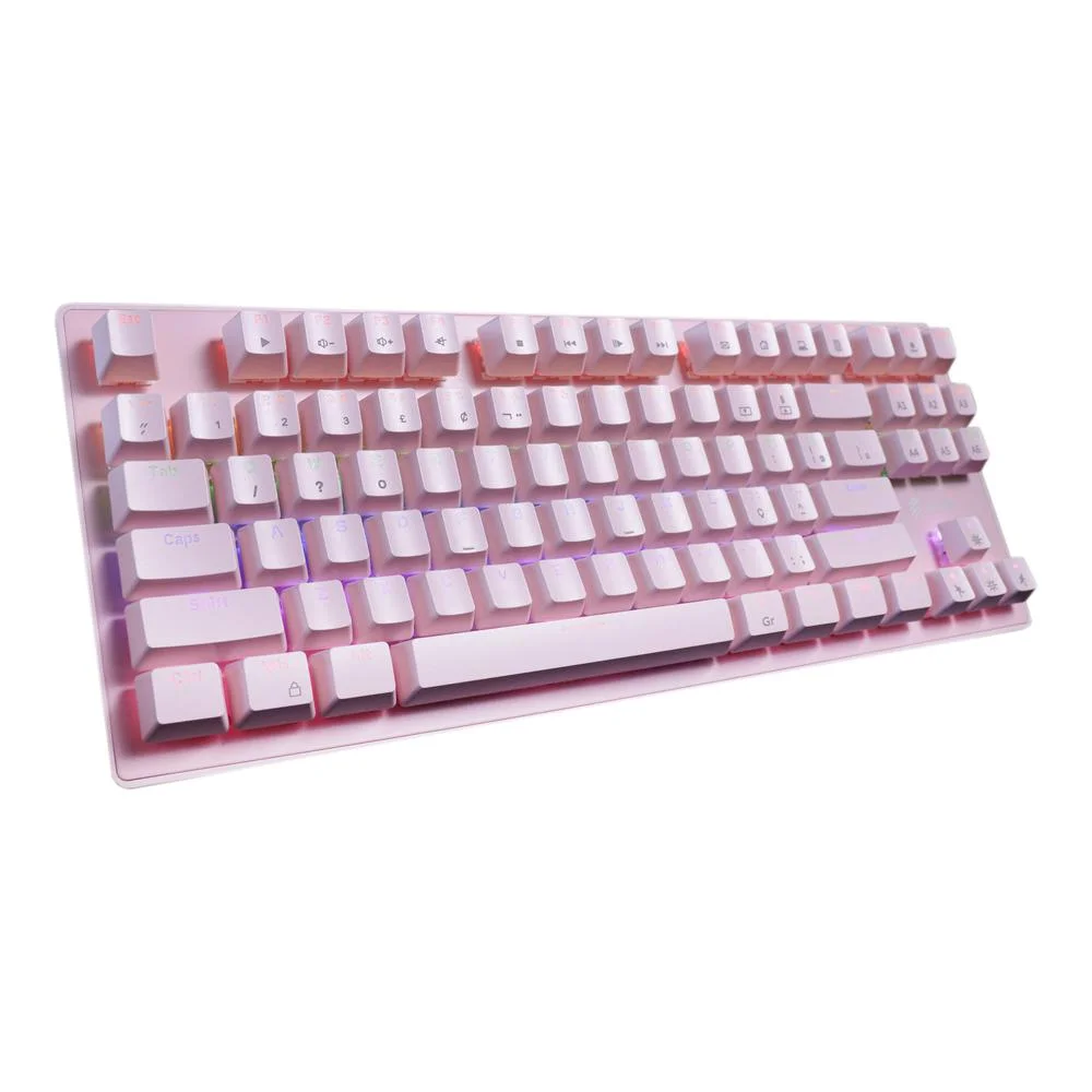 Teclado Gamer Oex Wolf Switch Pink
