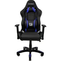 Cadeira Gamer Mymax MX12, Até 150 Kg, Giratória, Preto e Azul