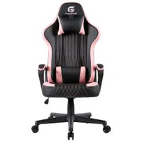 Cadeira Gamer Fortrek Vickers, Suporta até 135Kg, Preta/Rosa
