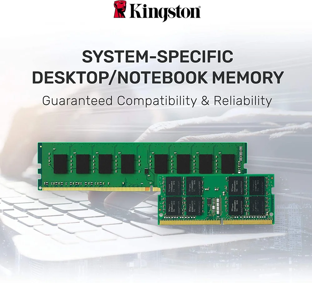 Memória Kingston, 8GB, 1600MHz, DDR3, CL11, Para Notebook - KCP3L16SD8/8 Memória Kingston, 8GB, 1600MHz, DDR3, CL11, Para Notebook - KCP3L16SD8/8