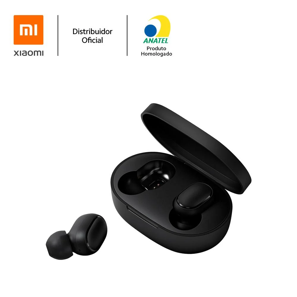 Xiaomi Mi True Wireless Earbuds Basic 2… Fone de Ouvido Xiaomi Bluetooth Mi True Basic 2