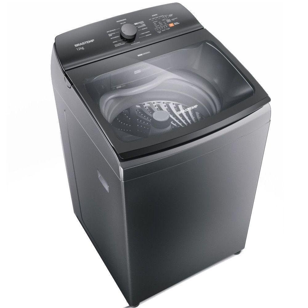 Lavadora De Roupas Brastemp, Tira Manchas, 12kg, Titânio, 220V Lavadora De Roupas Brastemp, Tira Manchas, 12kg, Titânio, 220V