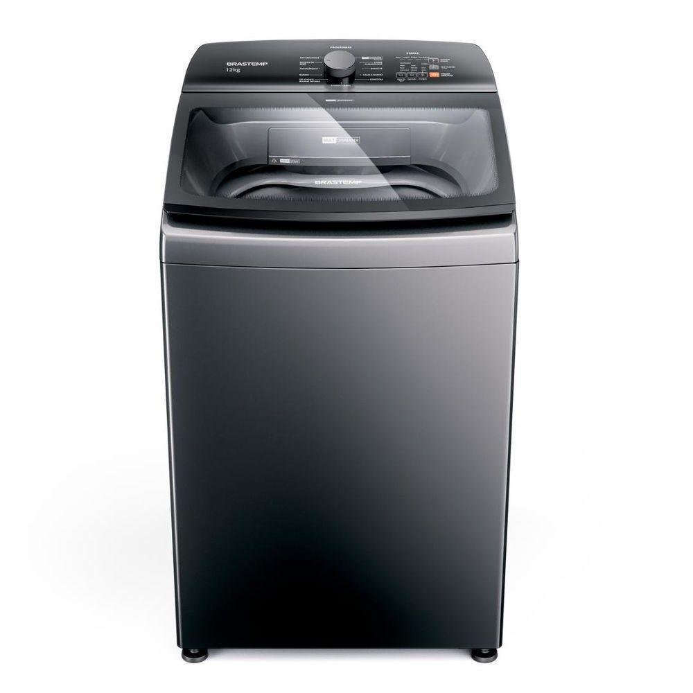 Lavadora De Roupas Brastemp, Tira Manchas, 12kg, Titânio, 220V Lavadora De Roupas Brastemp, Tira Manchas, 12kg, Titânio, 220V