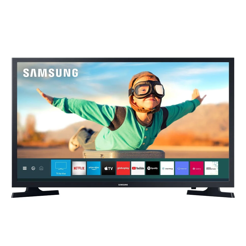 Smart Tv Samsung 32" LED HDR, 2 HDMI, 1 USB, Wi-Fi, Smart Tizen, Bivolt, Preto - UN32T4300AGXZD Smart Tv Samsung 32" LED HDR, 2 HDMI, 1 USB, Wi-Fi, Smart Tizen, Bivolt, Preto - UN32T4300AGXZD