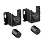 Suporte Fixo de Parede Universal para TV e Monitor de 14" a 100" Plasma, Nível Bolha Incluso, Suporta até 100kg, Preto, GENIUS, ELG