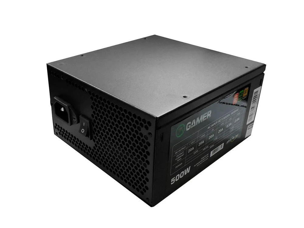 Fonte Brazil PC Gamer ATX, 500W, 80 Plus Bronze, PFC Ativo - BPC/500 Fonte Brazil PC Gamer ATX, 500W, 80 Plus Bronze, PFC Ativo - BPC/500