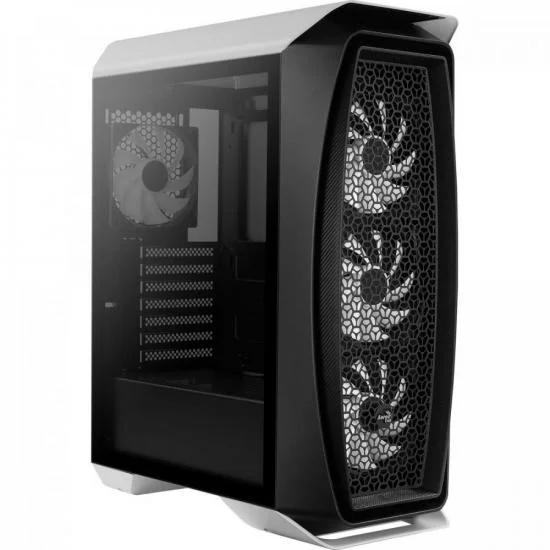Gabinete Gamer Aerocool Aero One Frost, Mid Tower RGB, LED, ATX, Lateral De Vidro Gabinete Gamer Aerocool Aero One Frost, Mid Tower RGB, LED, ATX, Lateral De Vidro