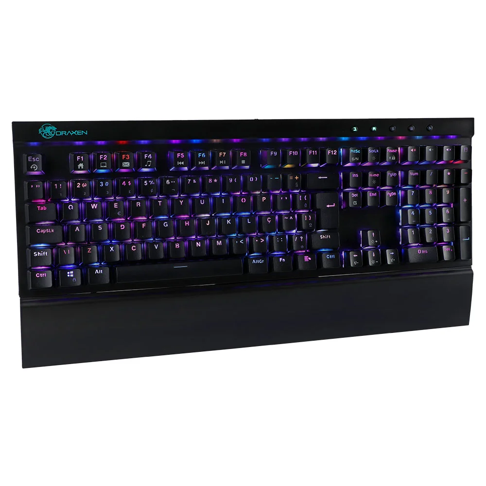 Teclado Mecânico Gamer Draxen DN202 RGB ABNT2