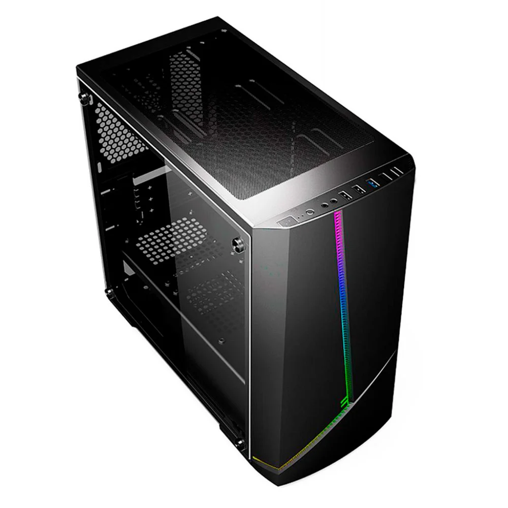 Gabinete Gamer Pixxo Cg11, Rgb, Micro-atx, Preto Gabinete Gamer Pixxo Cg11, Rgb, Micro-atx, Preto