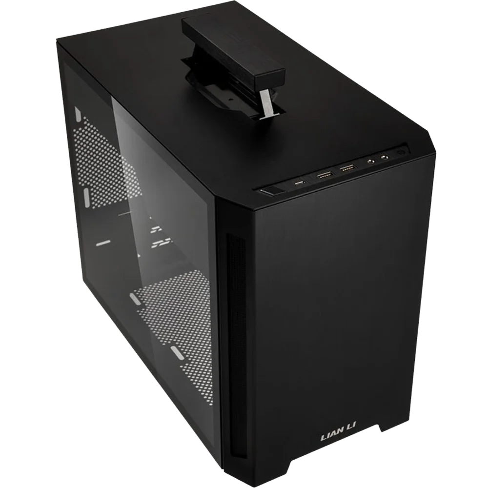 Gabinete Gamer Lian Li, Tu150wx Mini Itx, Vidro Preto - Tu150wx-black Gabinete Gamer Lian Li, Tu150wx Mini Itx, Vidro Preto - Tu150wx-black