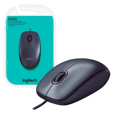 Mouse-Com-Fio-USB-Logitech-