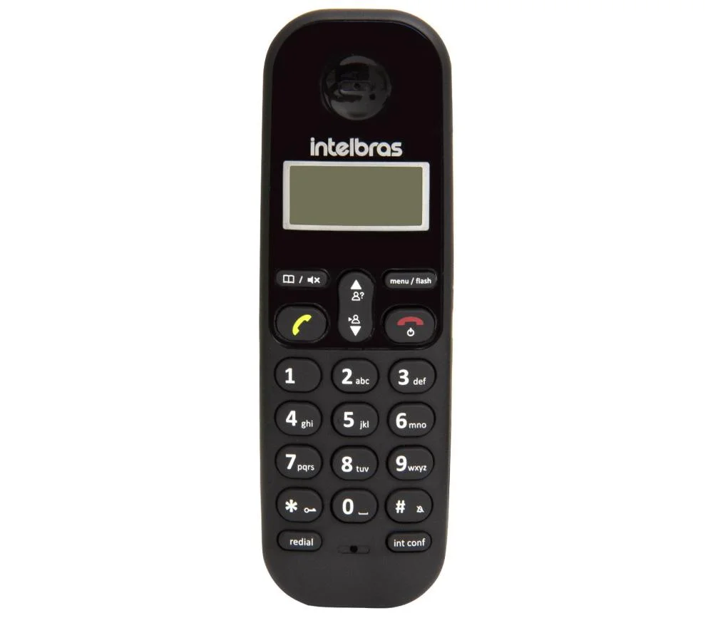 Telefone Intelbras, Sem Fio, Preto- Ts3130 Telefone Intelbras, Sem Fio, Preto- Ts3130
