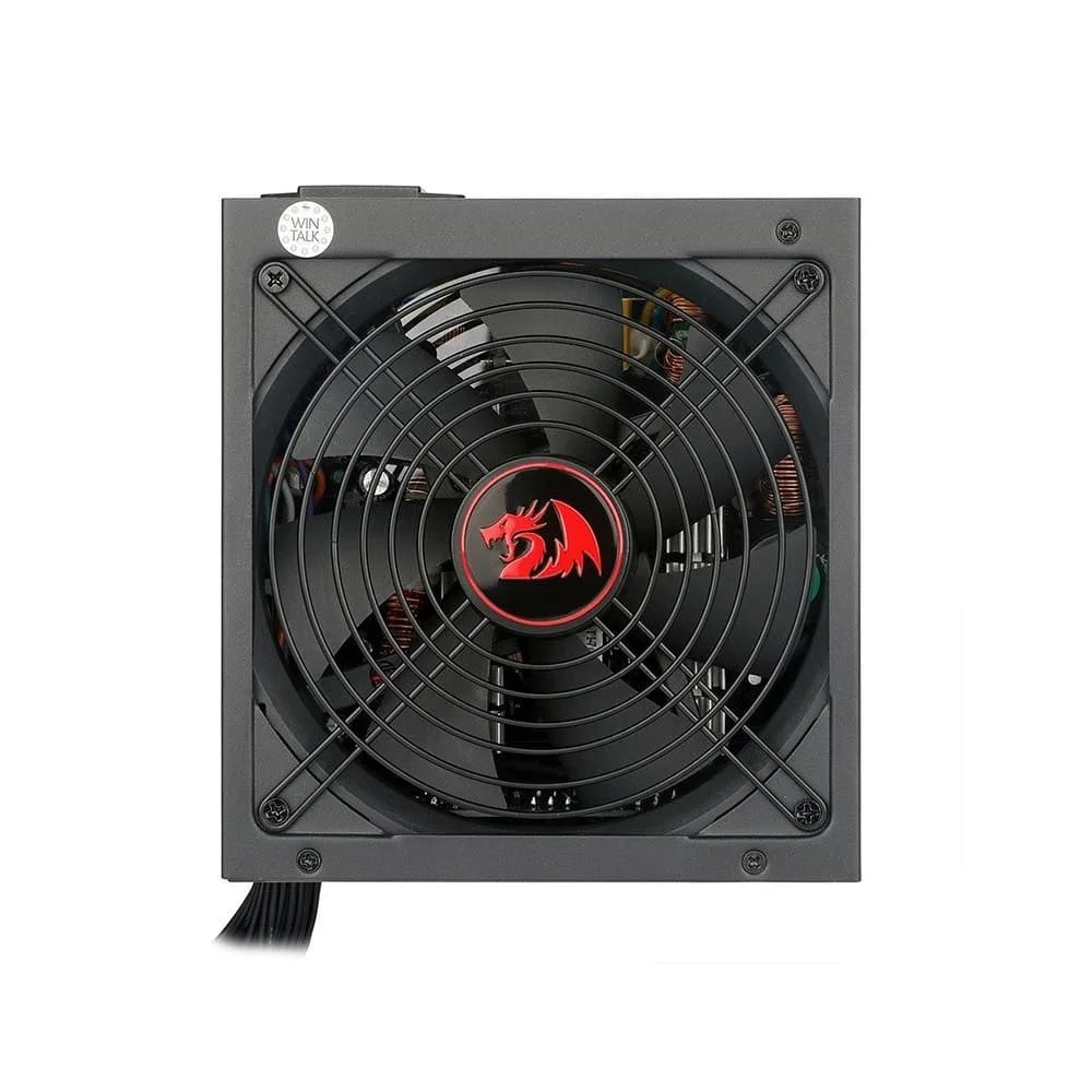 Fonte Redragon RGPS-600W, 600W, PFC Ativo, Bivolt, Cabos Fixos, Sem Cabo de Força, FAN 14cm - GC-PS002-1 Fonte Redragon RGPS-600W, 600W, PFC Ativo, Bivolt, Cabos Fixos, Sem Cabo de Força, FAN 14cm - GC-PS002-1
