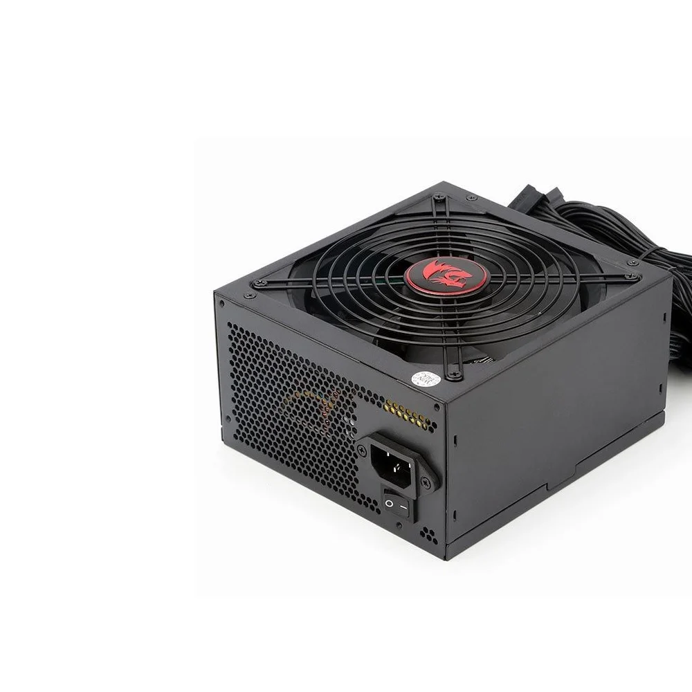 Fonte Redragon RGPS-600W, 600W, PFC Ativo, Bivolt, Cabos Fixos, Sem Cabo de Força, FAN 14cm - GC-PS002-1 Fonte Redragon RGPS-600W, 600W, PFC Ativo, Bivolt, Cabos Fixos, Sem Cabo de Força, FAN 14cm - GC-PS002-1