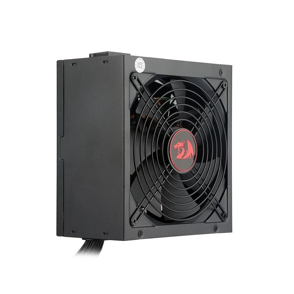 Fonte Redragon RGPS-600W, 600W, PFC Ativo, Bivolt, Cabos Fixos, Sem Cabo de Força, FAN 14cm - GC-PS002-1 Fonte Redragon RGPS-600W, 600W, PFC Ativo, Bivolt, Cabos Fixos, Sem Cabo de Força, FAN 14cm - GC-PS002-1