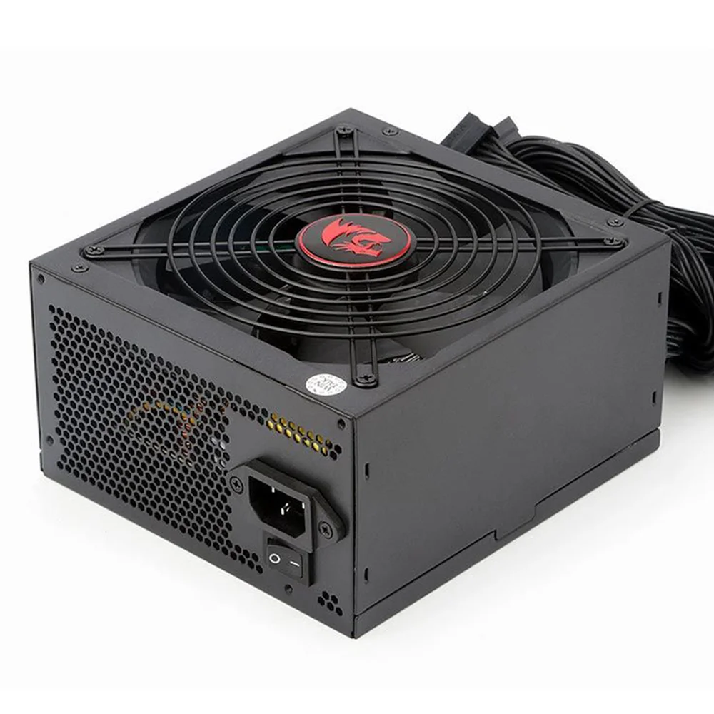 Fonte Redragon RGPS-600W, 600W, PFC Ativo, Bivolt, Cabos Fixos, Sem Cabo de Força, FAN 14cm - GC-PS002-1 Fonte Redragon RGPS-600W, 600W, PFC Ativo, Bivolt, Cabos Fixos, Sem Cabo de Força, FAN 14cm - GC-PS002-1