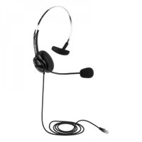 Headset Intelbras CHS-40 RJ9, Microfone Flexível, Preto -  4010040