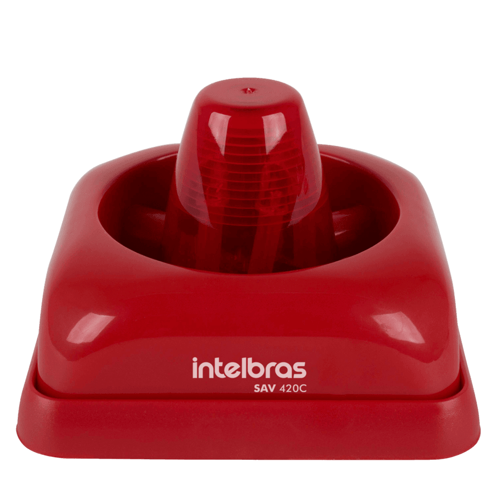 Sinalizador Audiovisual , Sav 420c, Universal Alarme - INTELBRAS Sinalizador Audiovisual , Sav 420c, Universal Alarme - INTELBRAS